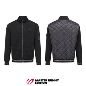 [마스터바니에디션] (411E4JP581) 남성 엠보 하운드투스 패딩 레이어드 점퍼