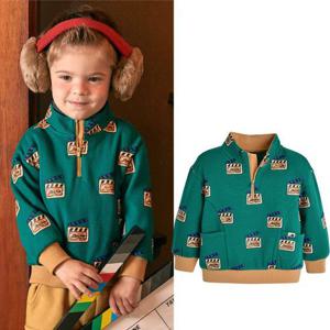 [모이몰른]유아 슬레이트 반집업 티셔츠 M234TSG15P