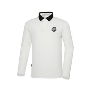 [와이드앵글] WMU23272W3 WG 체커보드 폴로 티셔츠