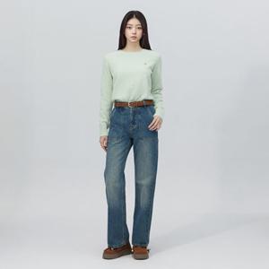 [LAP] 랩 기모 앞포켓 워싱 스트레이트 데님 팬츠 (AR4DPA64)