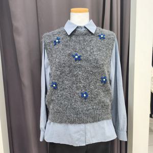 [포커스]꽃조끼 셔츠세트_FW5J3ST3104