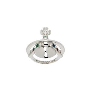 25 FW 비비안웨스트우드 남성 솔리드 로고 링 252314M147005