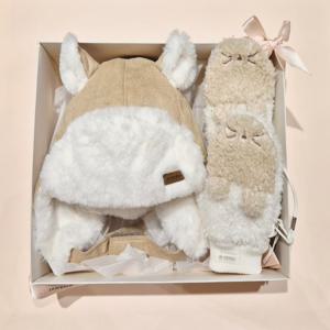 [밍크뮤](BE)밤비스웨이드트루퍼햇,장갑세트 35C14-808-03,850-01