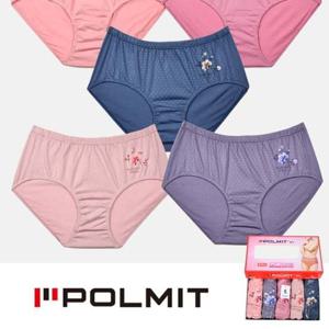 순면 소재 러블리 맥시 여성 빅사이즈 5매입 삼각팬티