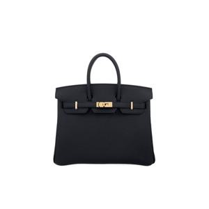 [엘러브] 새상품 에르메스 벌킨25 블랙 금장 W각인 5HH0540