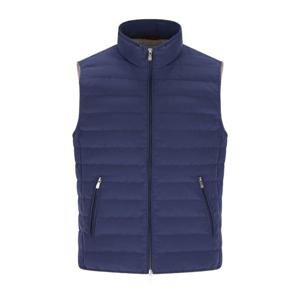 브루넬로쿠치넬리 블루 하이넥 퀼팅 패딩 조끼 MM4791451 CWG01