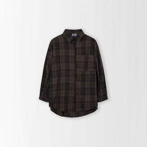 [플레이블]오버핏 체크 셔츠_PD5AB702