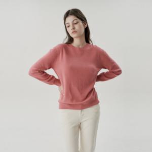 [코인코즈]코인코즈 홀가먼트 라운드넥 니트_DZ4WP065