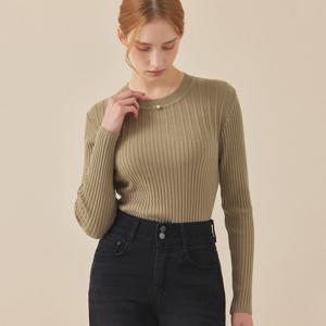 [매긴]더블 립 소프트 라운드 니트_PBMF5W1KT2360