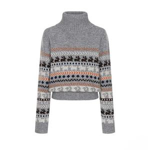 [올리브데올리브]애니멀노르딕 폴라넥 니트티(OK5WPB25-DG-EL)