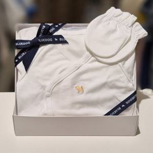 블루독베이비 10 26SS (WH)구름모달배내저고리손싸개2종세트 (461700000400805)