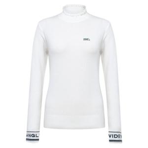 [와이드앵글]여성 TO 러플 에리 변형 스웨터 WWW25K12W3