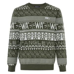 [와이드앵글]남성 CO 노르딕 패턴 라운드 스웨터 WMW25K52K7