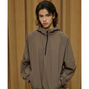 [뮬라웨어]유니 우븐 하프집 아노락 AUWDAK101_KG