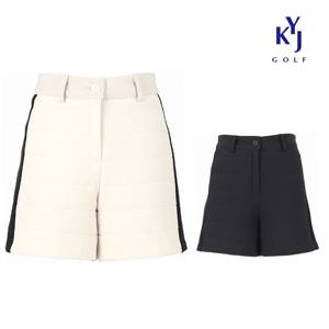 겨울 골프 패딩 숏팬츠 라인 스판 여성 패딩 반바지 DPWLHS98