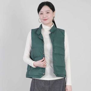 애비뉴투지 엄마옷 카라 금장 경량 오리털 봄 가을 겨울 패딩 조끼 V11532