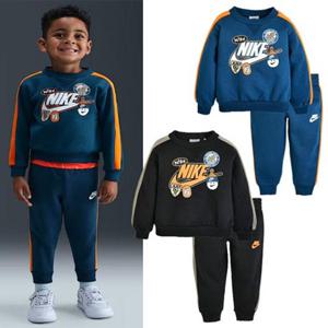 나이키키즈 베이비 (돌-4세) 기모 나이키 맨투맨 팬츠세트 상하세트 A254ST897P 조카선물 플레이키즈CH