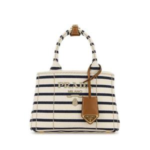 PRADA Embroidered canvas mini handbag 1BA038V8OX2HJN F0C56