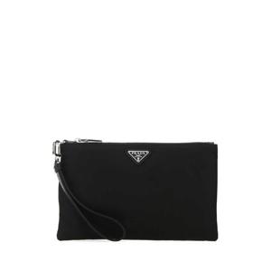 PRADA 블랙 리나일론 클러치 2NH0042DMH F0002