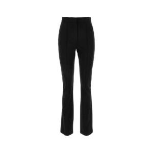 MAX MARA Black viscose blend Lari pant 2317860439600 001