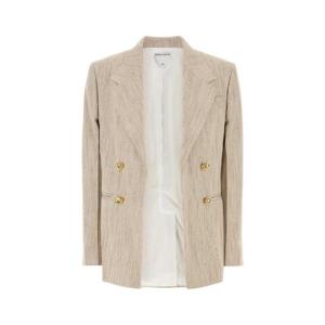 BOTTEGA VENETA Melange sand viscose blend blazer 815668V5QR0 2674