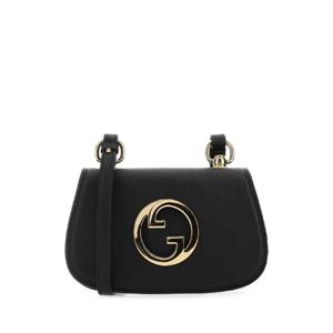 GUCCI Black leather Gucci Blondie crossbody bag 698643UXXAG 1064