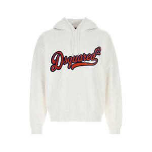 DSQUARED White cotton sweatshirt S74GU0898S25516 100