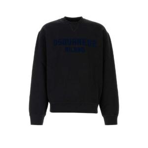 DSQUARED Black cotton sweatshirt S74GU0889D25015 974