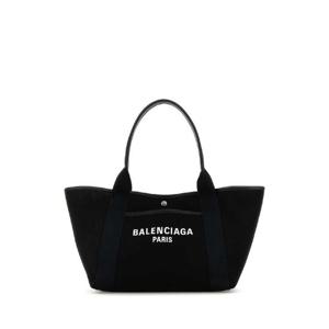 BALENCIAGA Black canvas medium Biarritz shopping bag 8348202ABBN 1060