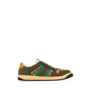 GUCCI Multicolor GG and leather sneakers 838984HVKIO 9750