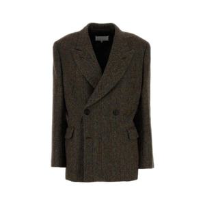 MAISON MARGIELA Embroidered wool blazer S29BN0413M35607 001F