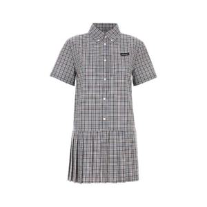 MIU MIU Embroidered cotton mini shirt dress MF5899SOOO17LX F0OBD
