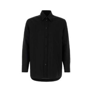 JIL SANDER Black wool shirt J23DL0001J40159 001