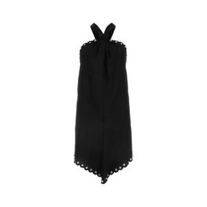 ISABEL MARANT 블랙 폴리에스터 테가니 미니 드레스 RO0377FAB1J13I 01BK
