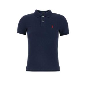 POLO RALPH LAUREN JR Navy blue piquet polo shirt 323547926 004