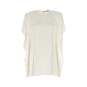 STELLA MCCARTNEY White satin mini dress 6A04623BU370 9200