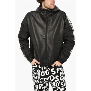 디스퀘어드2 가죽 자켓 S74AM1253 SY1491 900 Black