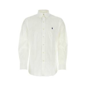 POLO RALPH LAUREN Withe poplin stretch shirt 710928255 002
