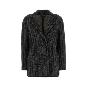 GIORGIO ARMANI Embroidered stretch cashmere blend blazer GW002373AF19796 FC006