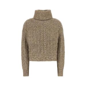 ISABEL MARANT ETOILE Multicolor stretch cotton blend Brenda sweater PU0730FAC3L02E 50TA