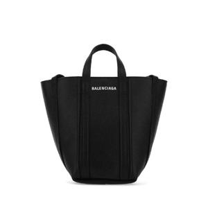 BALENCIAGA 블랙 가죽 Everyday XS 핸드백 67279115YUN 1090