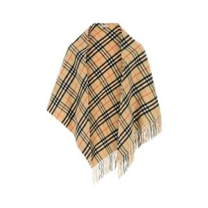 BURBERRY Embroidered wool blend cape 8113128 A2021