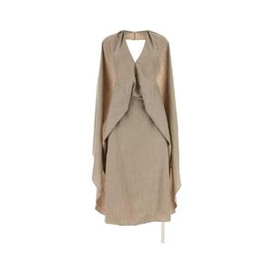 FENDI Cappuccino flannel dress FDC814AM3P F1M2A