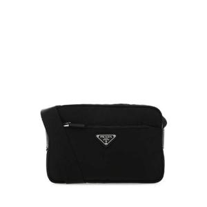 PRADA 블랙 리나일론 크로스바디 백 1BC167VB1MRV44 F0002