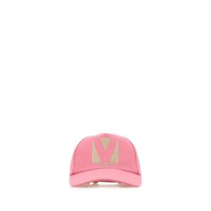 VALENTINO GARAVANI 핑크 코튼 야구 모자 6W2HDA41WGJ 9MU