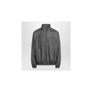 BALENCIAGA Grey blue nylon zip up jacket 843937TSO40XLBALEN-1460