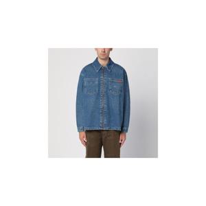 MARTINE ROSE 리버시블 데님 지퍼 재킷 242WD04502COXHMARTI-BLU