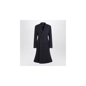 BALENCIAGA 네이비 블루 미디 고데 울 코트 850608TQU14XLBALEN-8230