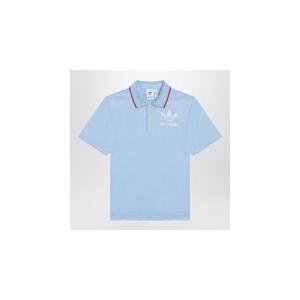 ADIDAS BY WALES BONNER 로고가 있는 라이트 블루 폴로 셔츠 JJ2943COXHADIST-GB
