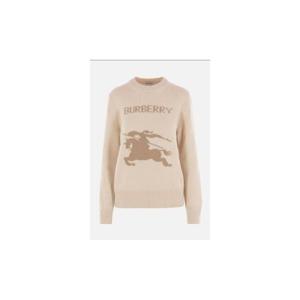 BURBERRY wool and cashmere sweater with EKD intarsia 8114157A4186
